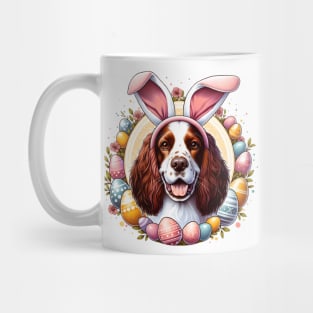 Sussex Spaniel Enjoys Easter with Bunny Ears Delight Mug